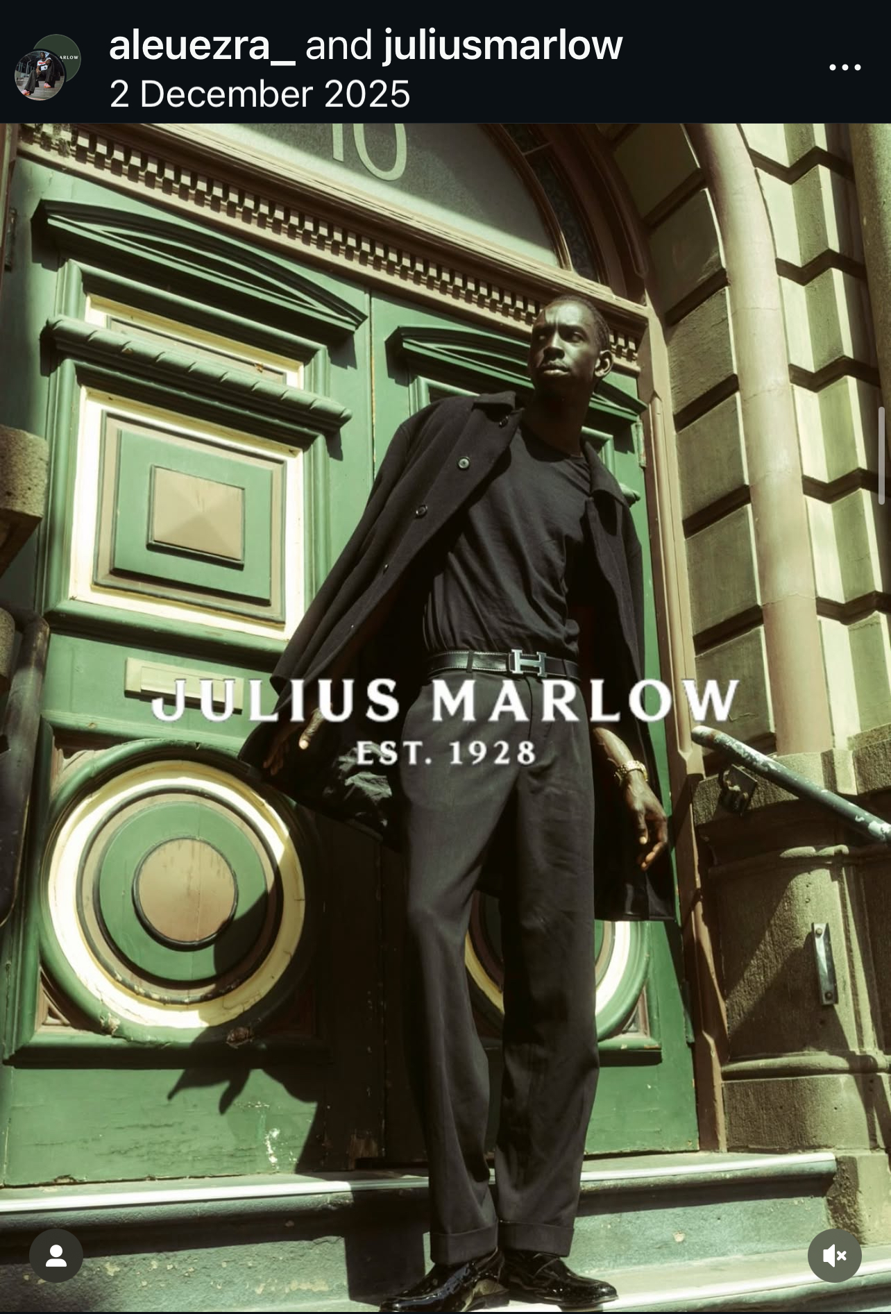 Dreamcore talent featured in Julius Marlow campaign