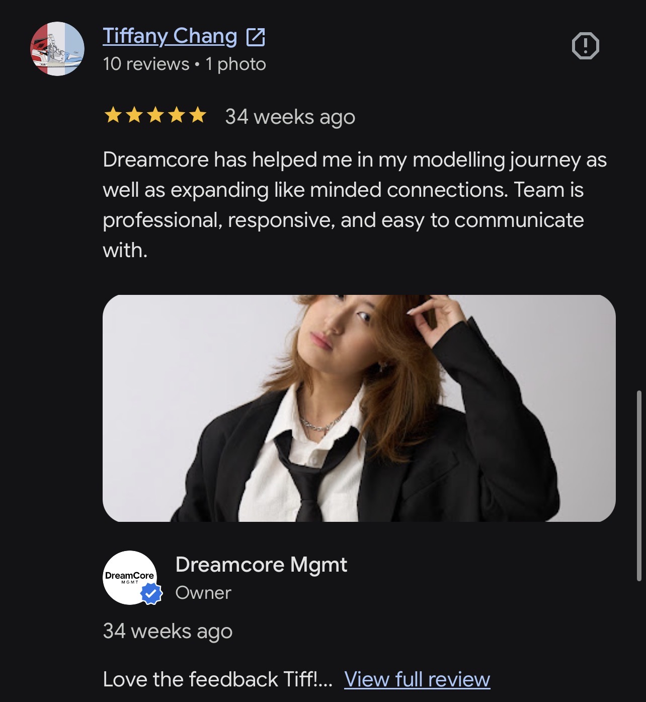 Client message about modelling progress
